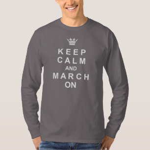 T-shirt Marching Band Gardez le calme et Marche le