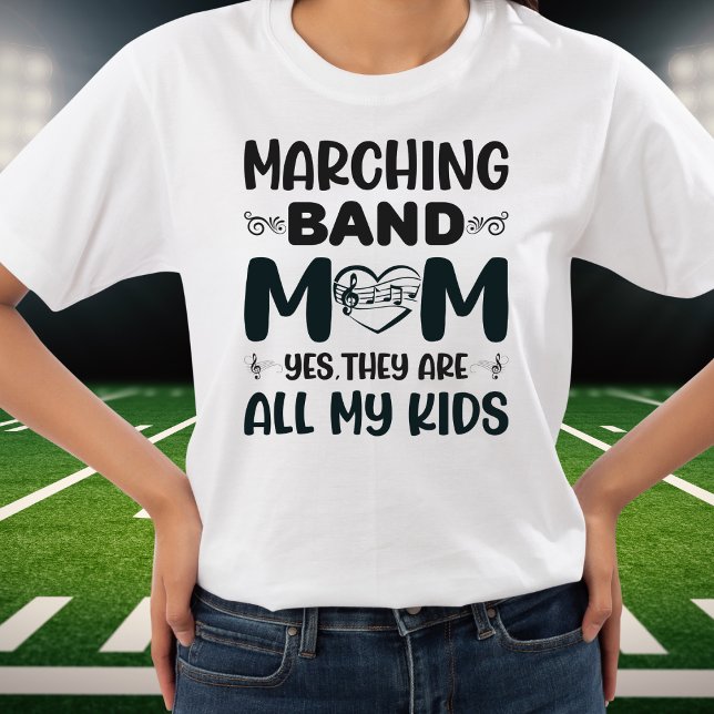 T-shirt Marching Band Maman, Ils Sont Tous Mes Enfants Tsh (Créateur téléchargé)