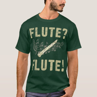 T-shirt Marching Band Musique Flutist Funny Musical Instru