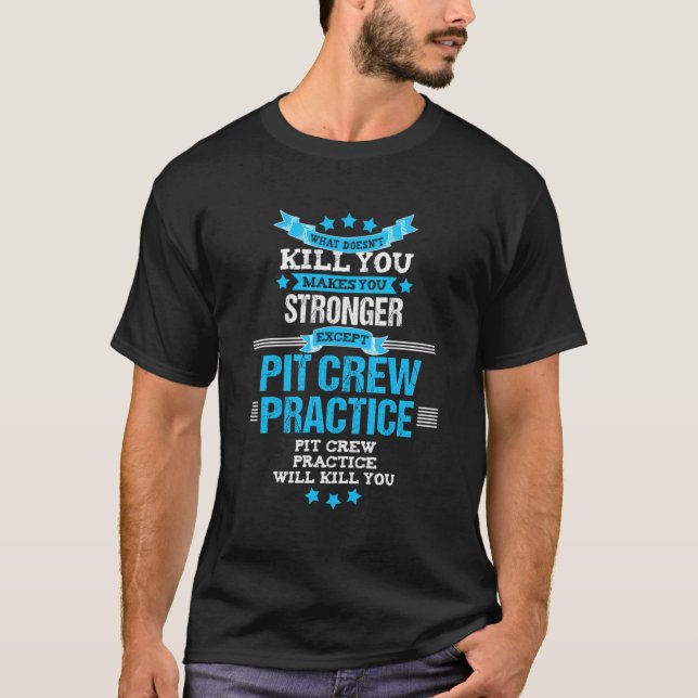 T-shirt Marching Band Pit Crew Drôle Percussion (Devant)