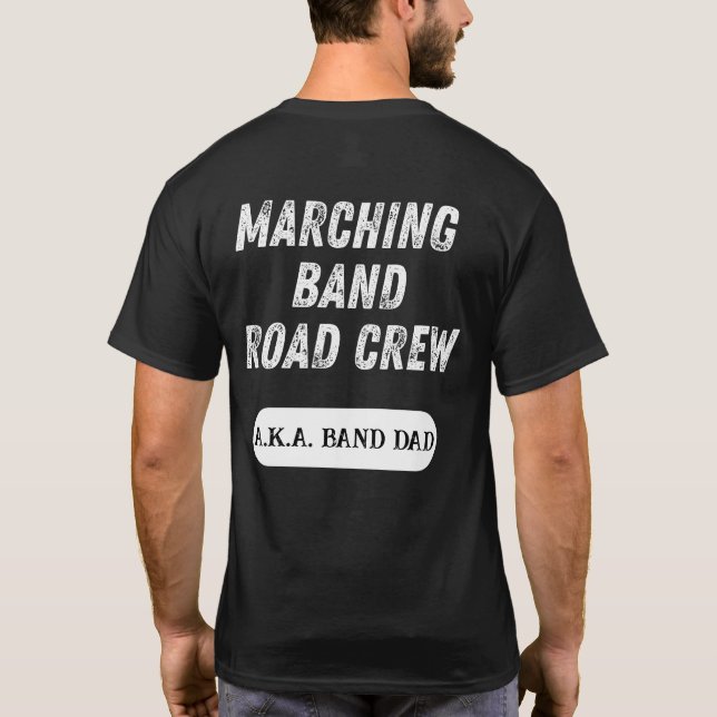 T-shirt Marching Band Road Crew personnalisable (Dos)