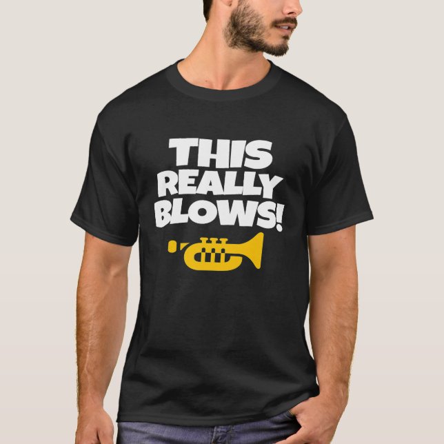 T-shirt Marching School Band Ça Bat Vraiment Funky Trump (Devant)