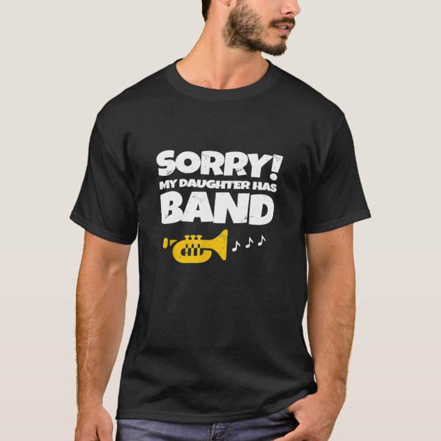 T-shirt Marching School Band Parent Funny Trumpet Maman Pa (Devant)