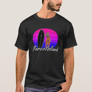 T-shirt Marco Island CA Surfer Surf Vêtements Hommes Femme