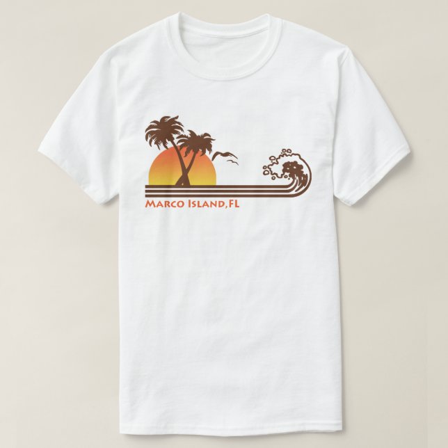 T-shirt Marco Island FL (Design devant)