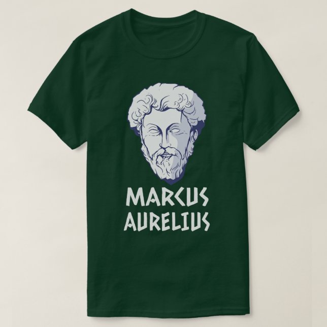 T-shirt Marcus Aurelius Marcus Philosophe Empereur Romain (Design devant)