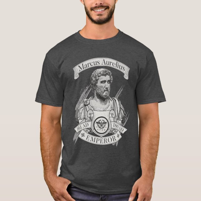 T-shirt Marcus Aurelius Roman Empereur (Devant)
