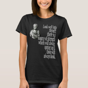 T-SHIRT MARCUS AURELIUS SOURCE DE FORCE EN VOUS-MÊME