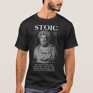 T-shirt Marcus Aurelius u201CFind Strengu201D Stoicism Q