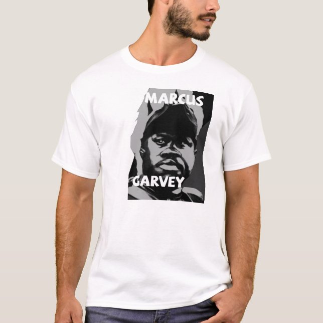 T-shirt Marcus Garvey (Black&White) (Devant)