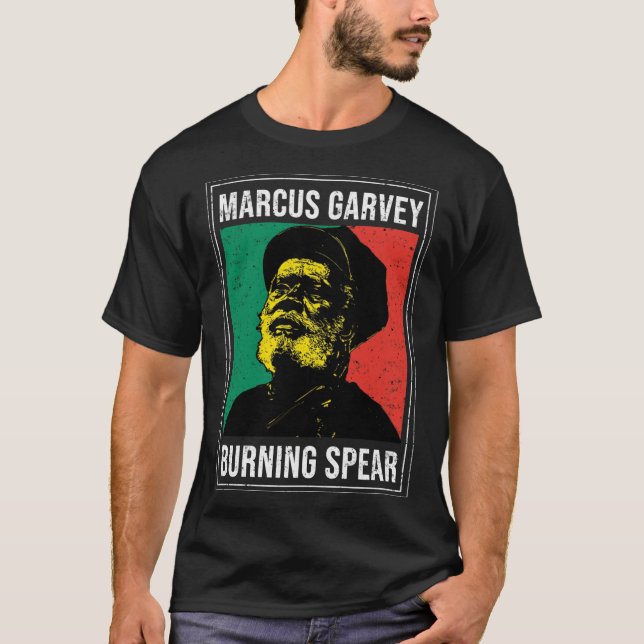 T-shirt Marcus Garvey - Burning Spear  Essential  (Devant)