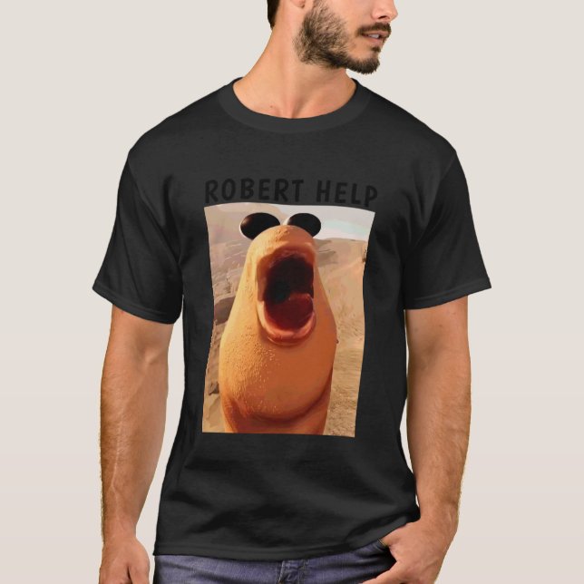 T-shirt Marcus le ver mème drôle (Devant)
