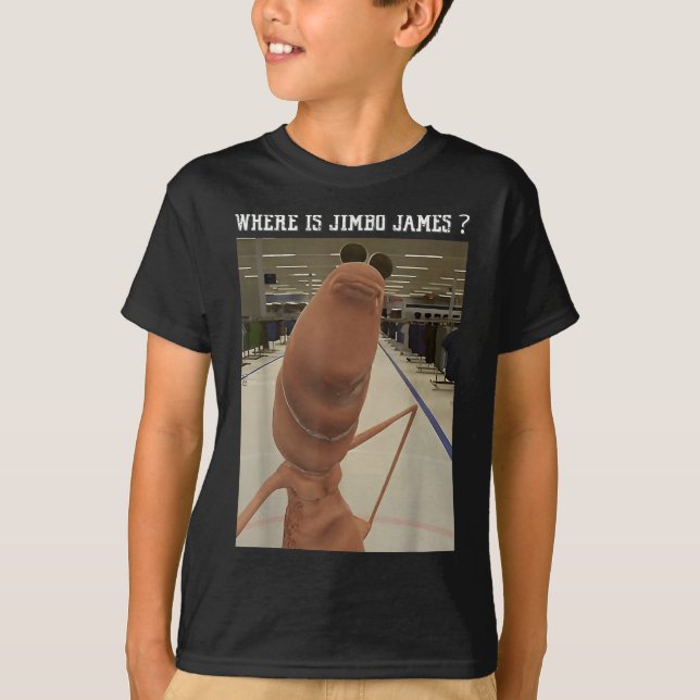 T-shirt Marcus le ver où est Jimbo James Meme  (Devant)