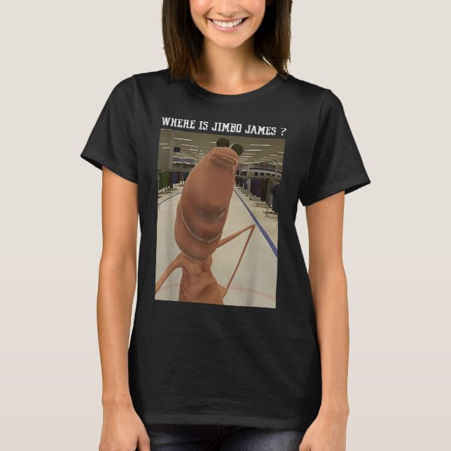 T-shirt Marcus Le Ver Où Est Jimbo James Meme  (Devant)