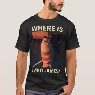 T-shirt Marcus le ver où est Jimbo James Mème drôle