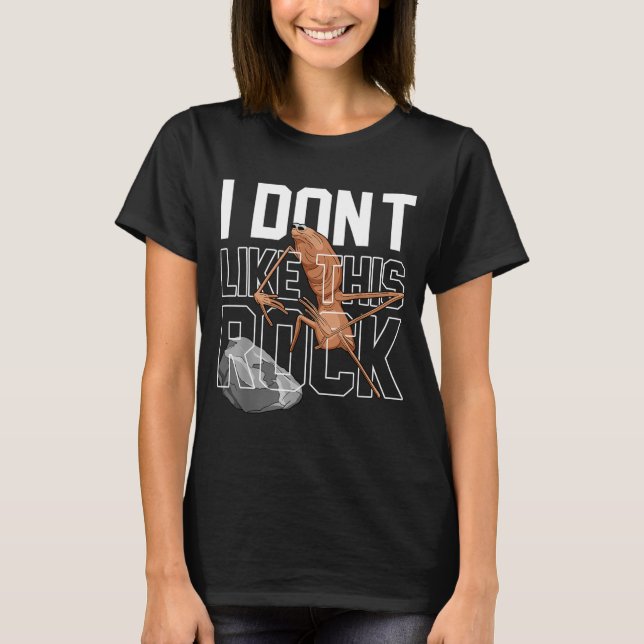T-shirt Marcus The Worm I Don't Like This Rock Funny Meme  (Devant)