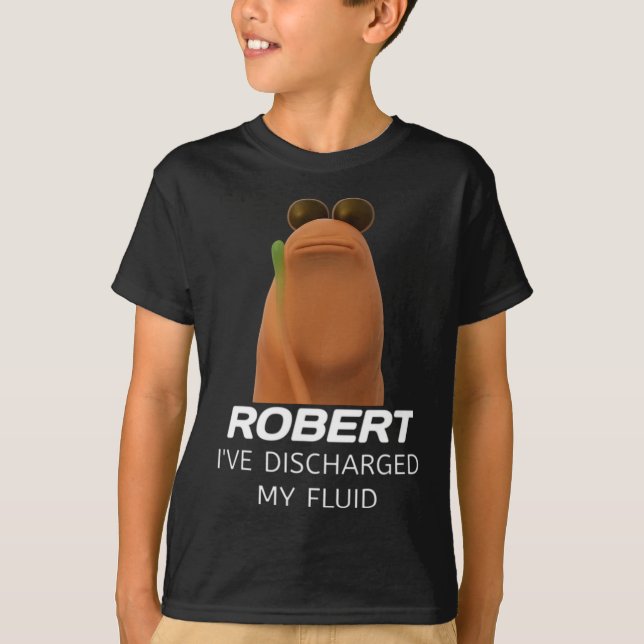 T-shirt Marcus The Worm Robert J'ai déchargé mon fluide Ga (Devant)