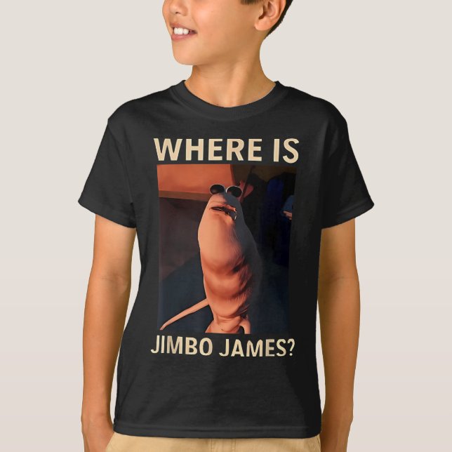 T-shirt Marcus The Worm Where Is Jimbo James Funny Meme  (Devant)