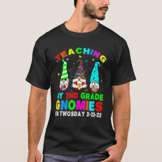 T-shirt Mardi Funny Gnomies Février 2 Février 2022 Jour 02