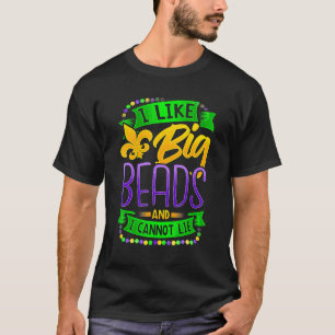 T-shirt Mardi Gras 2023 J'Aime Les Grandes Perles Et Je Ne