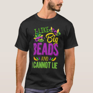 T-shirt Mardi Gras 2023 J'Aime Les Grandes Perles Et Je Ne