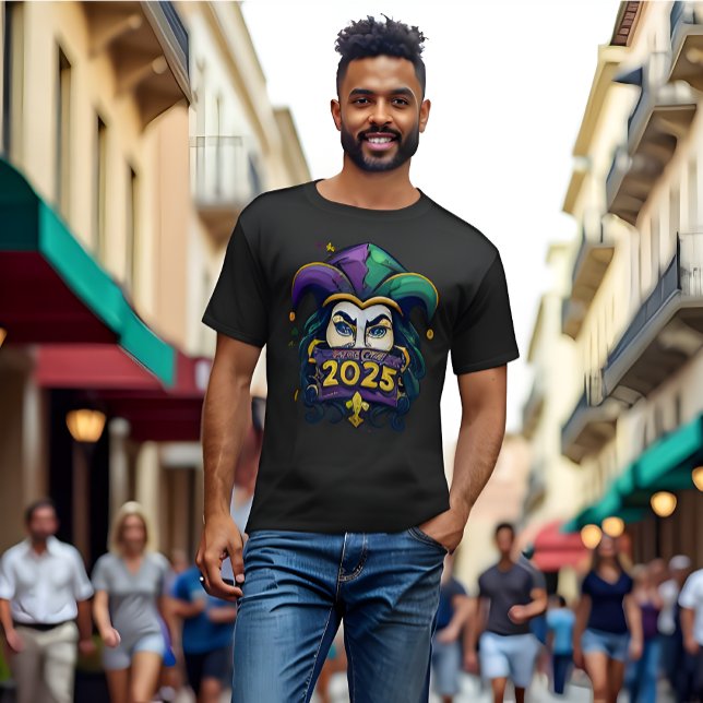 T-shirt Mardi Gras 2025 : Perles, masques et souvenirs (Mardi Gras 2025 T-shirt.)