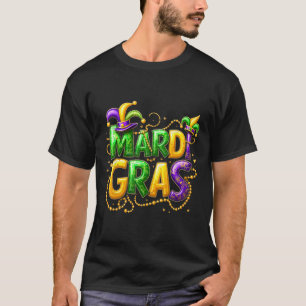 T-shirt Mardi Gras 2025 - Vêtements Pour Hommes Femmes