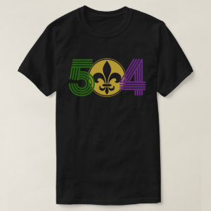 T-shirt Mardi Gras 504