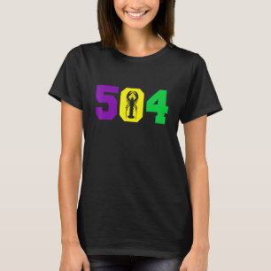 T-shirt Mardi Gras 504 écrevisses drôles amateurs festival