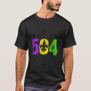 T-shirt Mardi Gras 504 Nola New Orleans Louisiana Mardi Gr