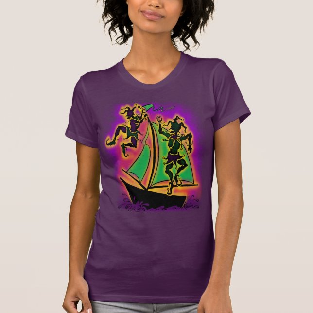 T-shirt Mardi Gras Bateau de Fools (Devant)