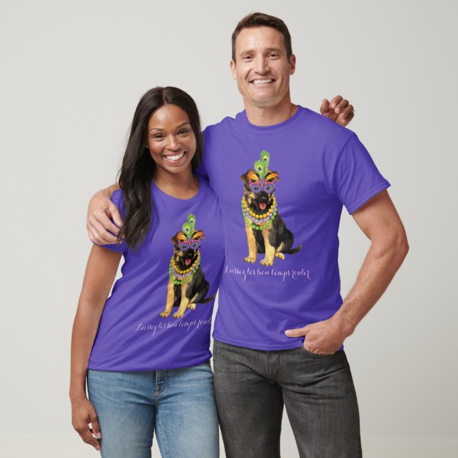 T-shirt Mardi Gras berger allemand (Unisexe)