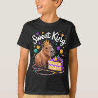 Mardi gras capybara doux roi gâteau couronne carna