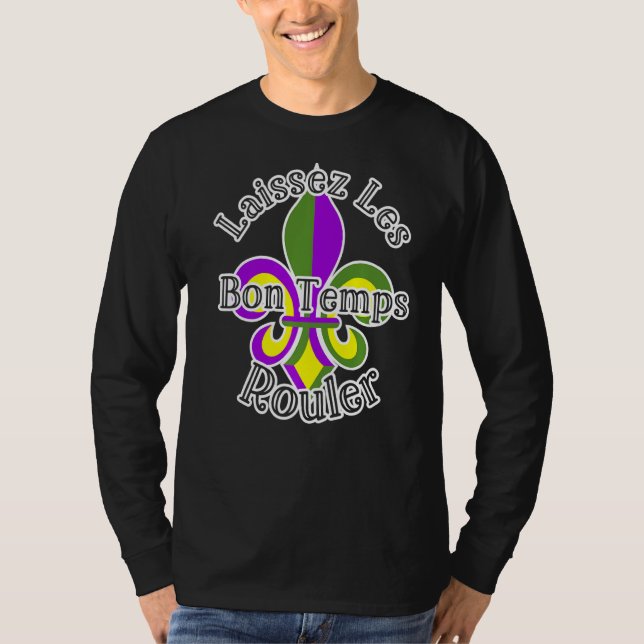 T-shirt Mardi Gras Carnaval Laissez Les Bon Temples Nouvel (Devant)