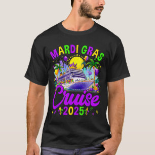 T-shirt Mardi Gras Carnival Cruise 2025 Family Cruising