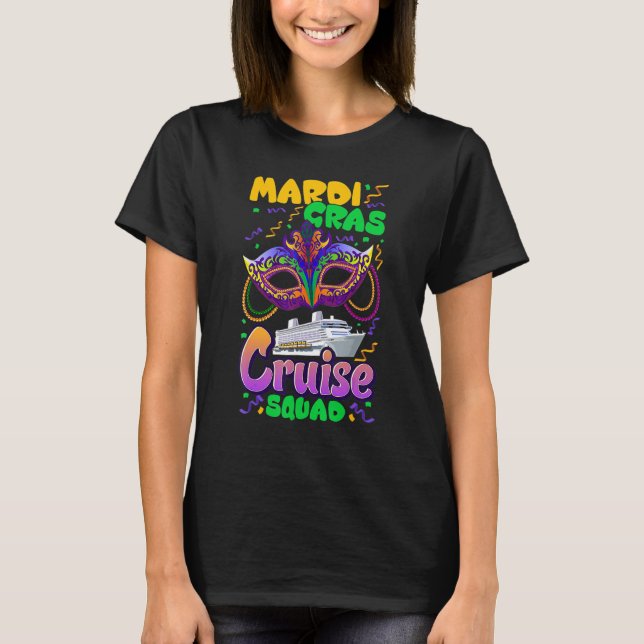 T-shirt Mardi Gras Carnival Cruise Vacation Travel Group M (Devant)