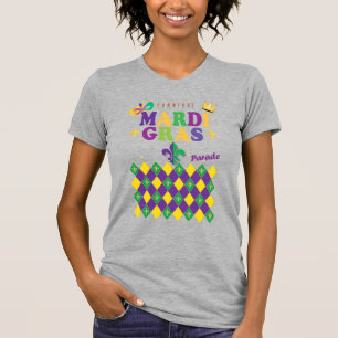 T-shirt Mardi Gras Carnival Party Fleur de Lis Décoration
