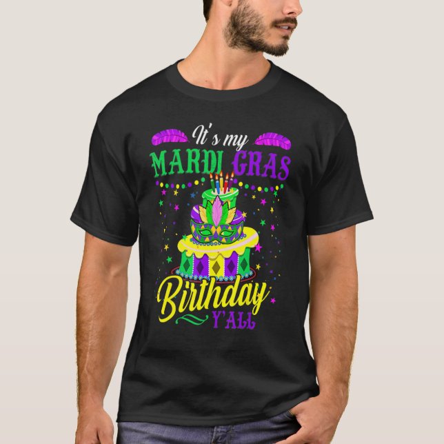 T-shirt Mardi Gras Chemise d'anniversaire C'est ma Mardi G (Devant)
