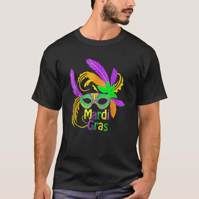 T-shirt Mardi Gras Cool Pancake Tuesday Holiday Funny Gift (Devant)