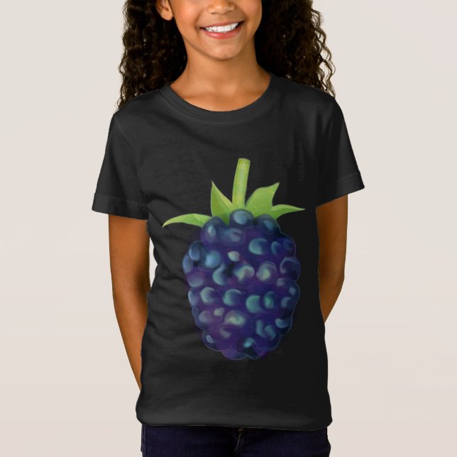 T-Shirt Mardi Gras Costume Fruit Carnaval Blackberry Berry (Devant)