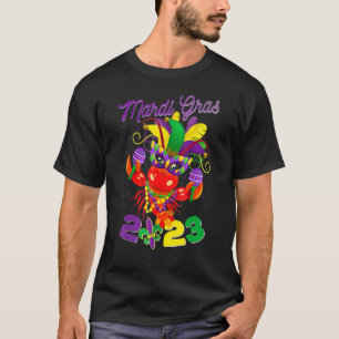 T-shirt Mardi Gras Crawfish Carnaval 2023 Fleur D