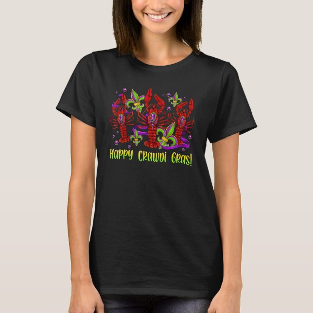 T-shirt Mardi Gras Crawfish Costume Shirt Carnaval Party T (Devant)