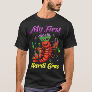 T-shirt Mardi Gras Crawfish Mon premier cadeau Mardi Gras