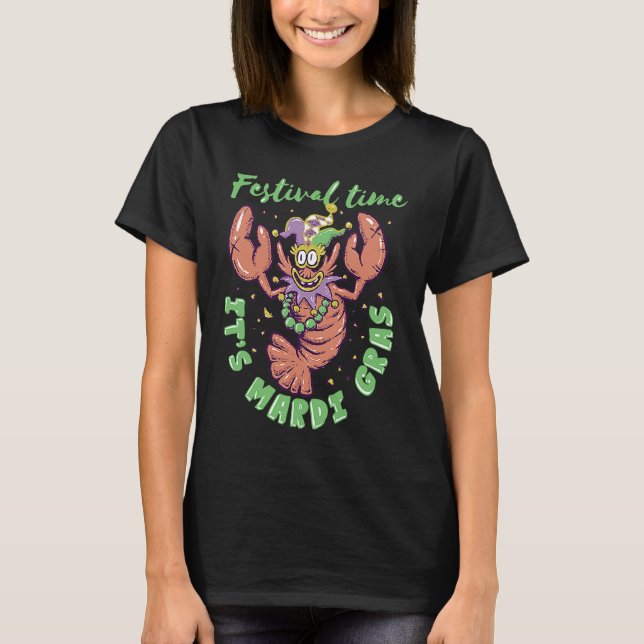 T-SHIRT MARDI GRAS CRAWFISH NEW ORLEANS FESTIVAL 2023 1 (Devant)