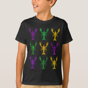 T-shirt Mardi Gras Crawfish Party Parade Costume Hommes Fe