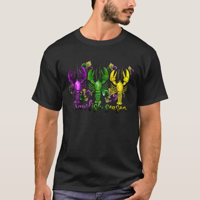 T-shirt Mardi Gras Crawfish Saison Gras Mardi Nouvelle-Orl (Devant)