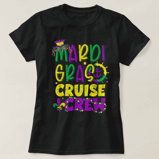 T-shirt Mardi Gras Croisière 2022 Correspondant Carnaval d (Design devant)