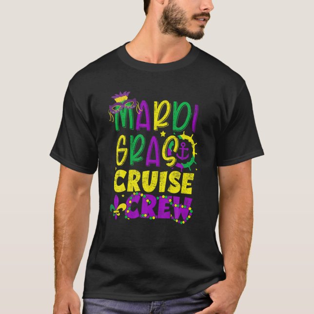 T-shirt Mardi Gras Croisière 2022 Correspondant Carnaval d (Devant)