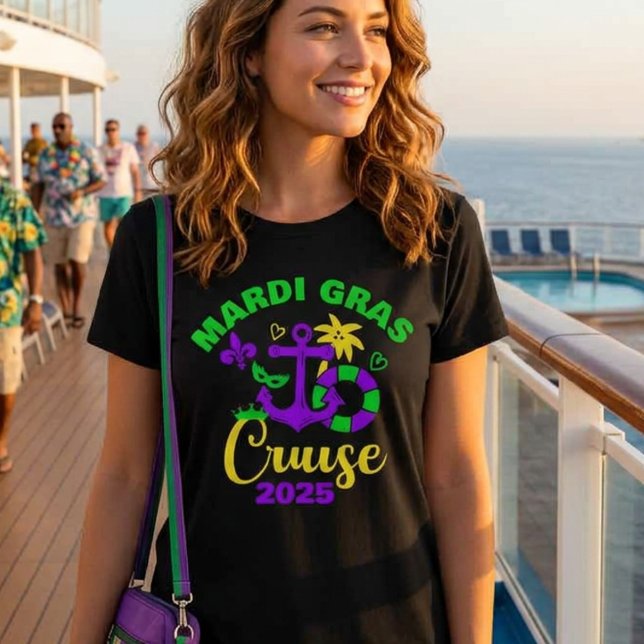 T-shirt Mardi Gras Croisière année sur mesure (Créateur téléchargé)