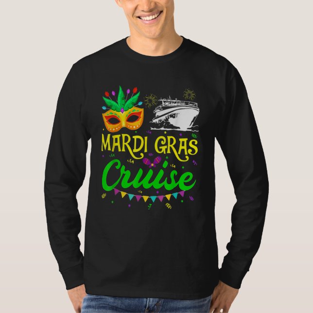 T-shirt Mardi Gras Cruise Cruising New Orleans Party Costu (Devant)